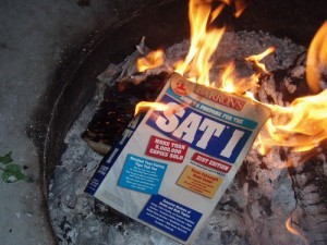 Throw away the old prep guides because the SAT will be changing in 2016.