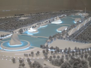 A model of the future Florida Polytechnic campus.