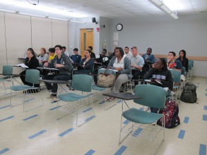 Students in a remedial class at Miami-Dade College.