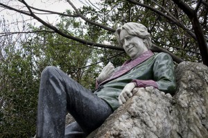 The Oscar Wilde statue in Dublin. Wilde was almost as quotable as some of the education experts in this month's Whiteboard Advisors survey.
