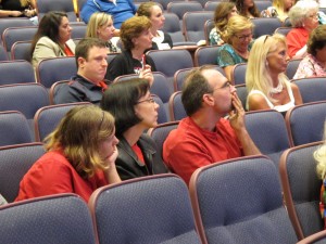 The audience at Tuesday's Common Core hearing in Tampa.