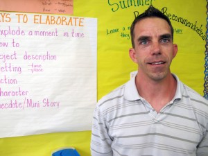 Lutz Elementary School teacher Mike Meiczinger uses Twitter to let people know what's happening in his class.
