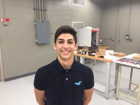 Nick France received a scholarship to the summer orientation session for AMskills