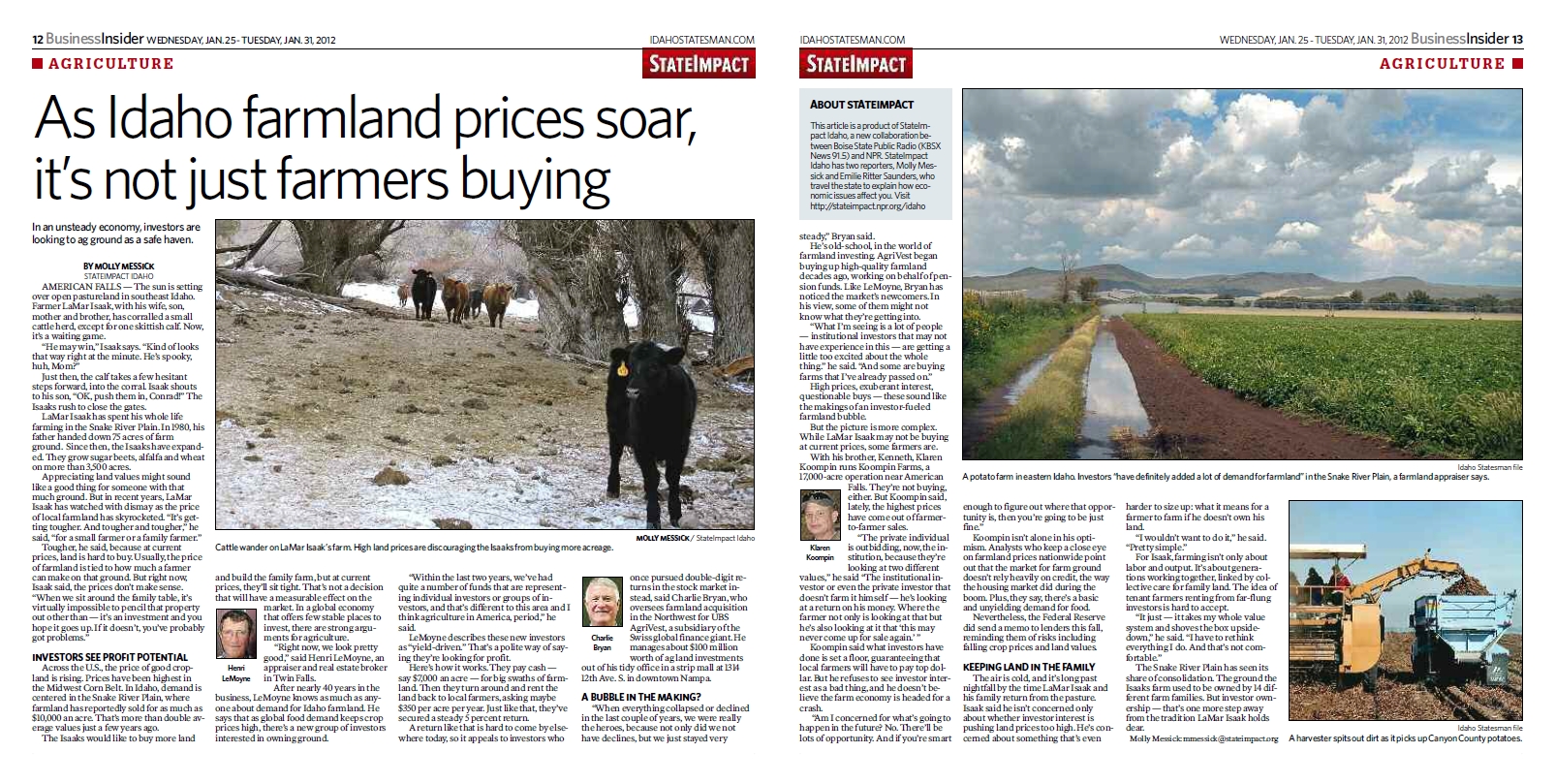 A New Partnership With The Idaho Statesman StateImpact Idaho A New Partnership With The Idaho Statesman StateImpact Idaho