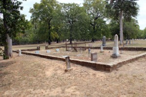 Choctaw Chief Allen Wright and his family are buried in the historic cemetery near Boggy Depot, which is now managed by the Choctaw Nation.