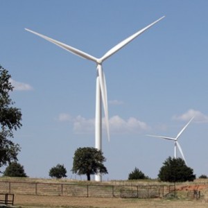 An Oklahoma wind turbine