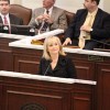 Gov. Fallin giving her second State of the State address. Gov. Fallin giving her second State of the State address at the state Capitol.