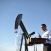 President Barack Obama speaks at an oil and gas production fields on federal lands in New Mexico.