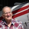 Harold Blackledge Harold Blackledge, a 79-year-old agricultural pilot, stands in front of his 1975 Piper Pawnee Brave in one of his hangars at the Watonga Regional Airport. The drought — the worst he's seen — has dried up aerial spraying work in Oklahoma, he says.