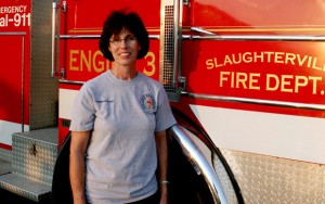 Marsha Blair, 57. Firefighter, town administrator.