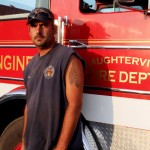 Russell Schat, firefighter.