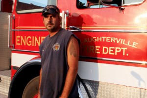 Russell Schat, firefighter.