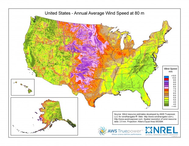 U.S. Wind Speed