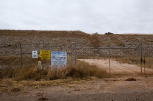 The Lone Mountain landfill near Waynoka, Okla.