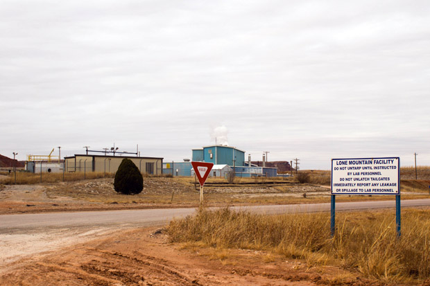 Toxic waste from New York, New Jersey and Wisconsin is brought by rail to Oklahoma, where it's treated and stored at the Lone Mountain Landfill.