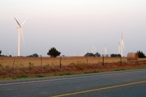A wind farm outside of Woodward in northwestern Oklahoma. 