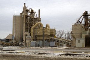 U.S. Silica's sand processing plant north of Mill Creek, Okla. 