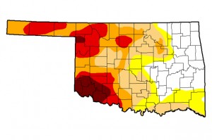 The December 9 update of drought conditions in Oklahoma