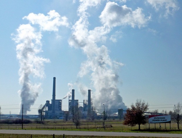 OG&E's coal-fired power plant in Muskogee, Okla.