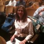 Iris Marie Bloom at a Delaware River Basin Commission hearing.