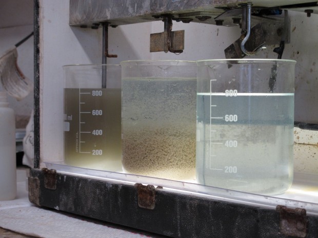 The before, during and after of the fracking fluid recycling process