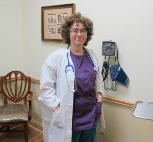 Dr. Amy Pare at her practice in suburban Pittsburgh.