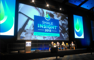 A panel discussion at the Marcellus Shale Coalition's annual industry conference in Philadelphia.