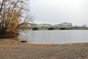 A view of the Delaware River from Morrisville, Pa. 