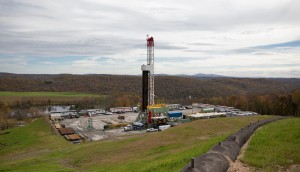 The EPA's case studies included Susquehanna County where this Cabot gas rig was working   