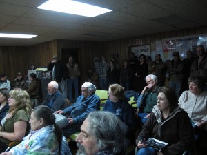 Elk County residents packed the Highland Township supervisors' meeting on Wednesday. 