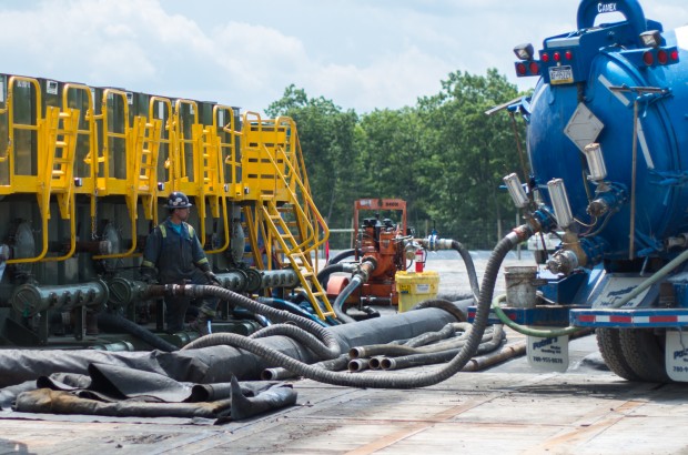 According to a recent survey by the industry group, the Marcellus Shale Coalition, 84 percent of workers are white. Men outnumber women three to one.