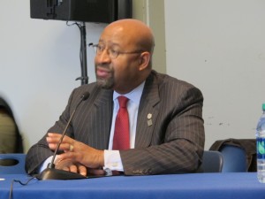 Mayor Michael Nutter testifies about the future of PGW before the Pennsylvania Public Utility Commission.