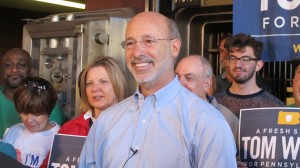 Governor-elect Tom Wolf on the campaign trail.