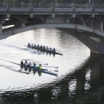 Texas lakes are a source of both drinking water and recreation. Lady Bird Lake in Austin is a favorite spot for boaters. Photo by Lizzie Chen for KUT News.