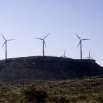 windmill Wind turbines provide a sustainable source of energy in that they don't emit carbon dioxide or require water. Photo by KUT News