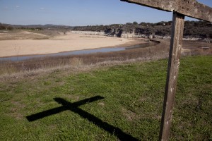 Although Spicewood Beach sits on Lake Travis, falling lake levels have led the community to run dry.