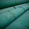 Pipe is stacked at the southern site of the Keystone XL pipeline on March 22, 2012 in Cushing, Oklahoma.