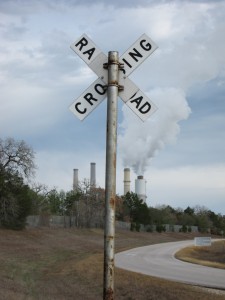 A coal power plant in Fayette, Texas.