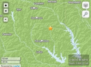 Earthquake Map Timpson 3