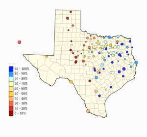 Reservoir levels across the Western half of Texas remain dangerously low. 