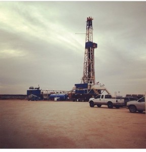 An oil rig south of Pyote, Texas, December 11, 2013.