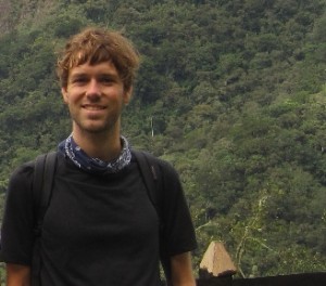 Colin Averill studies in the Biology Department at UT Austin. He's researching the impacts of fungi on climate change. 