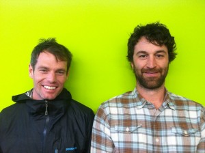 Ben Knight (Left) and Matt Stoecker are two filmakers involved making DamNation, a movie that takes a critical look at the impacts of dams across the country.
