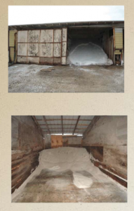 The State Fire Marshal's Office took these photos of fertilizer facilities where ammonium nitrate is stored in wooden buildings with no sprinklers. 