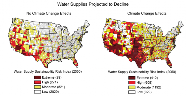 Water resources will continue to decline as the earth gets warmer, leading to more conflicts over a resource we already do not have enough of. 