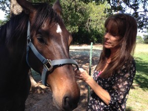 Barbara Brown says her horse runs into his pen when an earthquake strikes in Reno, Texas.