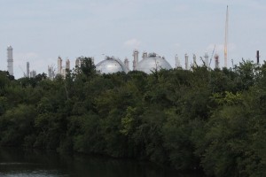 Houston's Ship Channel: home to refineries and petrochemical complex and site of EPA hearing