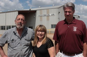 From left to right: Sam Corpora, Kathy Hubbard and Frank DeStefano all have family ties to the farming area where the rail yard project might be built. Photo by Dave Fehling