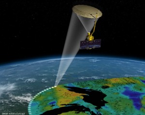 The SMAP satellite will monitor drought levels around the globe. 