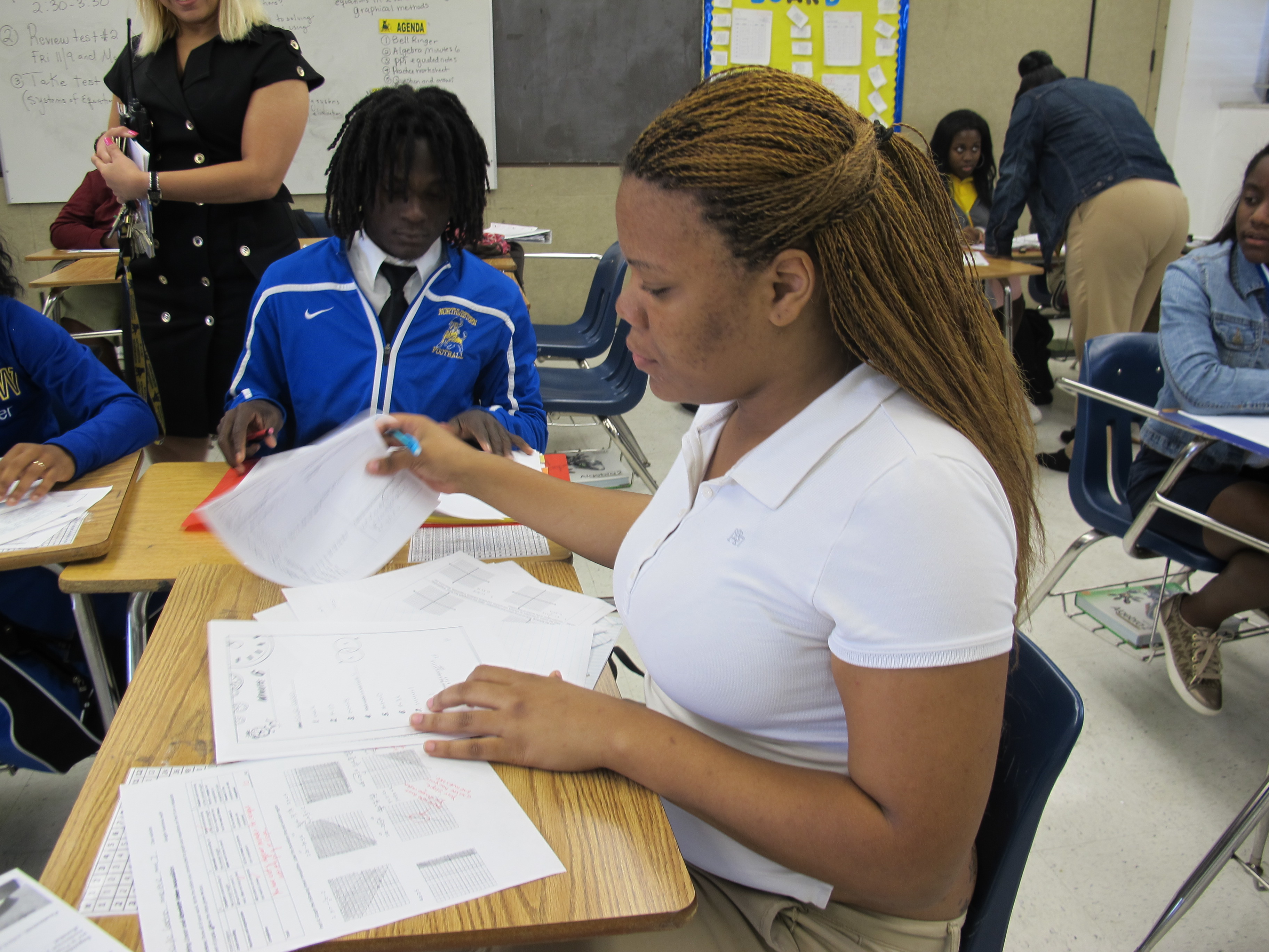 High School Math Classroom